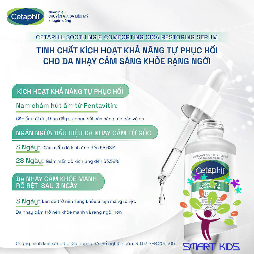 Serum Tinh Chất Phục Hồi Chuyên Sâu Cetaphil Soothing & Comforting Cica Restoring Serum 30ML