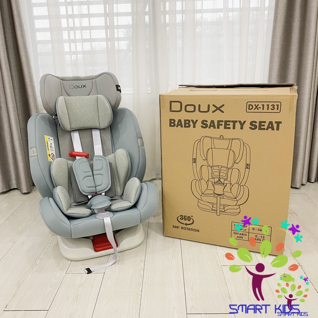 Ghế Ngồi Ô Tô Trẻ Em Doux Dx-1131 DX-1336 Quay 360 Độ Isofix