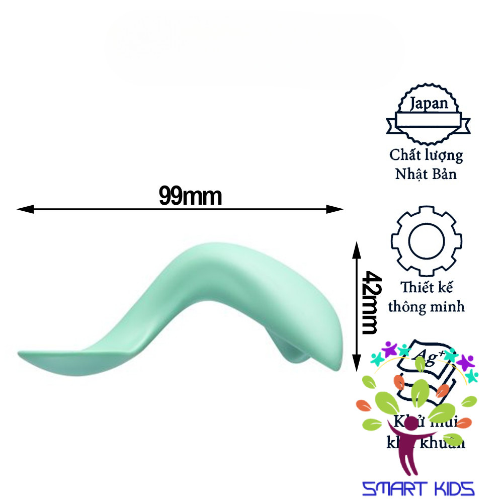 Thìa ăn dặm cho bé Amori INOCHI (Thìa Cong) dành cho bé