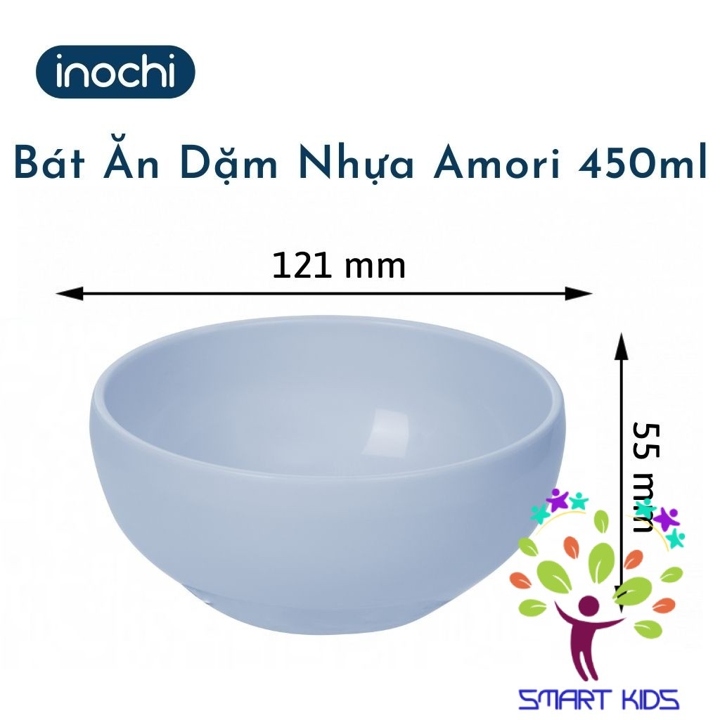 Bát ăn dặm Inochi Amori 415 850ml Bền, đẹp và an toàn cho bé, thân thiện với môi trường