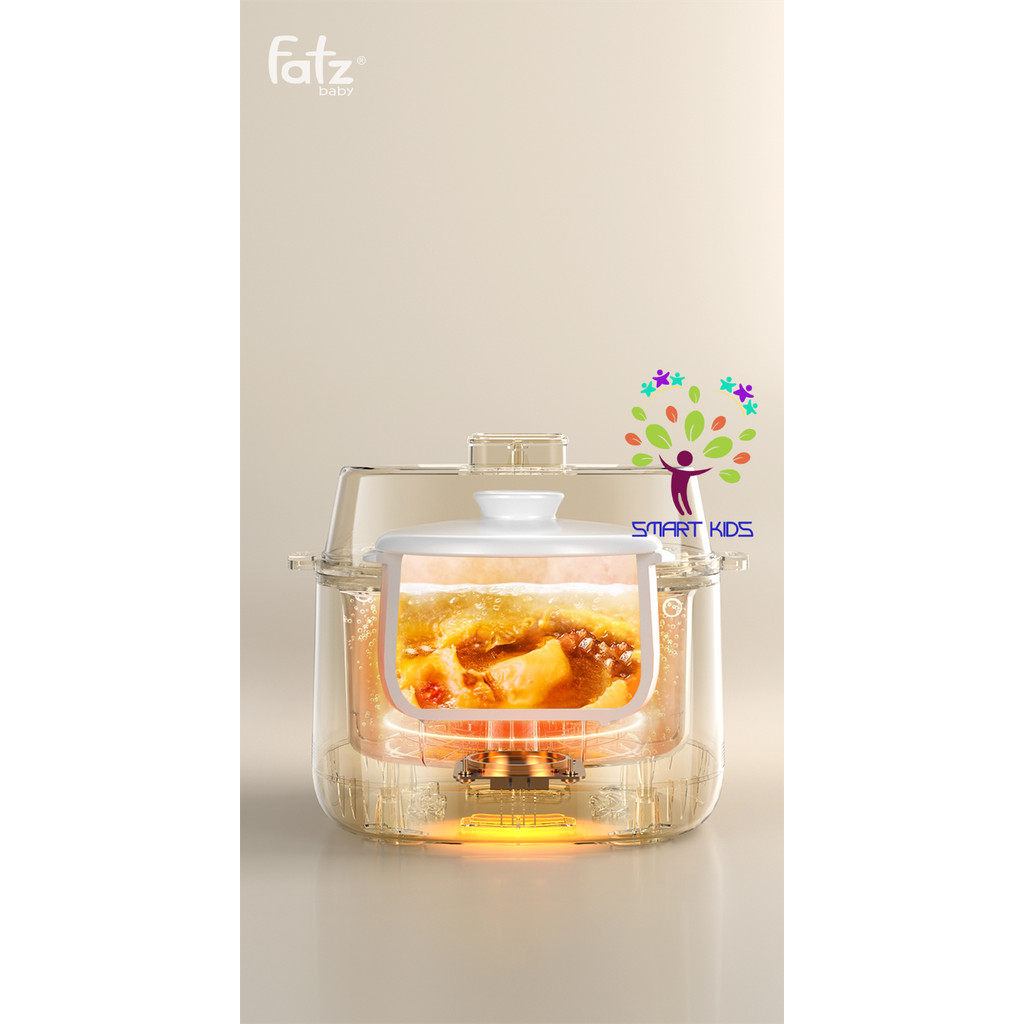 Nồi nấu chậm hấp hầm đa năng 8 trong 1 fatz baby Stew 5 Extra FB9115TL