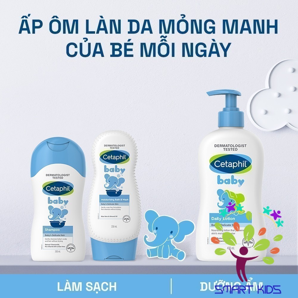 Dầu Gội Dịu Lành Cetaphil Baby Shampoo 200ML