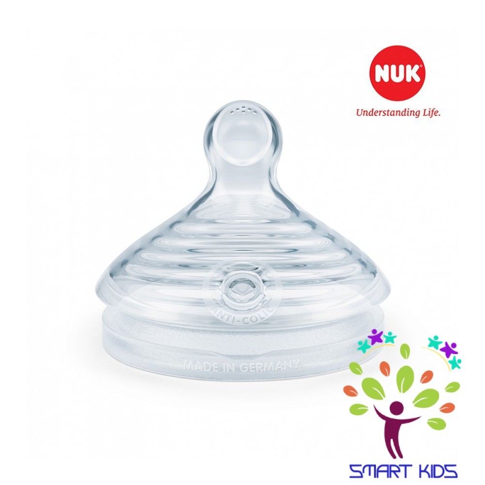 Bộ 2 núm ti NUK Nature Sense Silicone