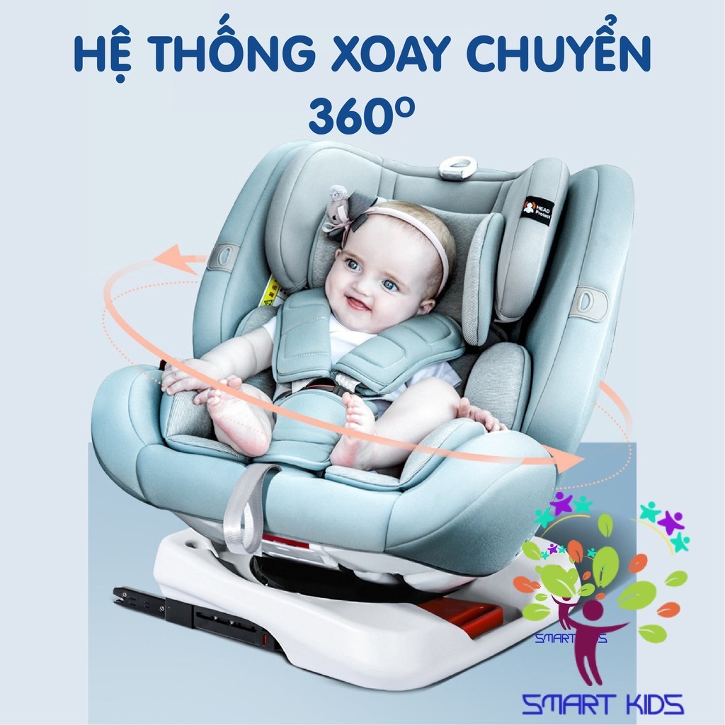 Ghế Ngồi Ô Tô Trẻ Em Doux Dx-1131 DX-1336 Quay 360 Độ Isofix