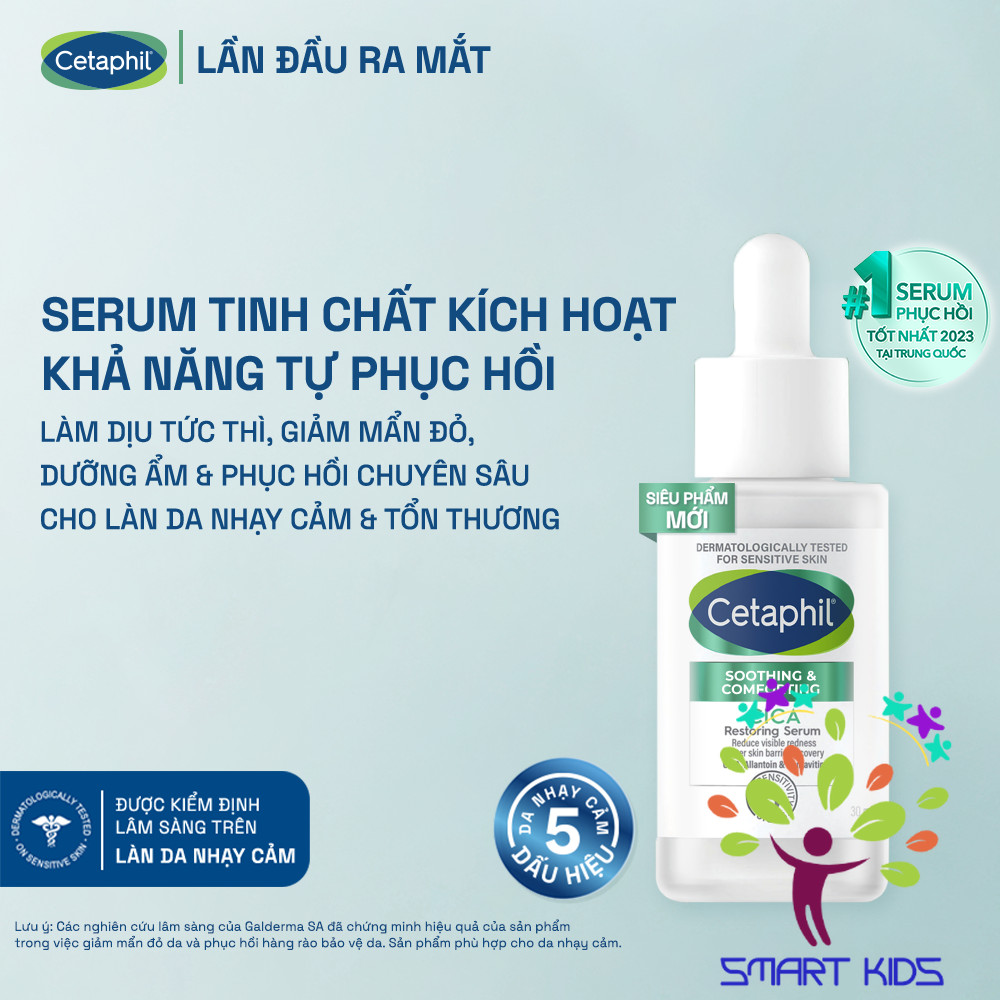 Serum Tinh Chất Phục Hồi Chuyên Sâu Cetaphil Soothing & Comforting Cica Restoring Serum 30ML