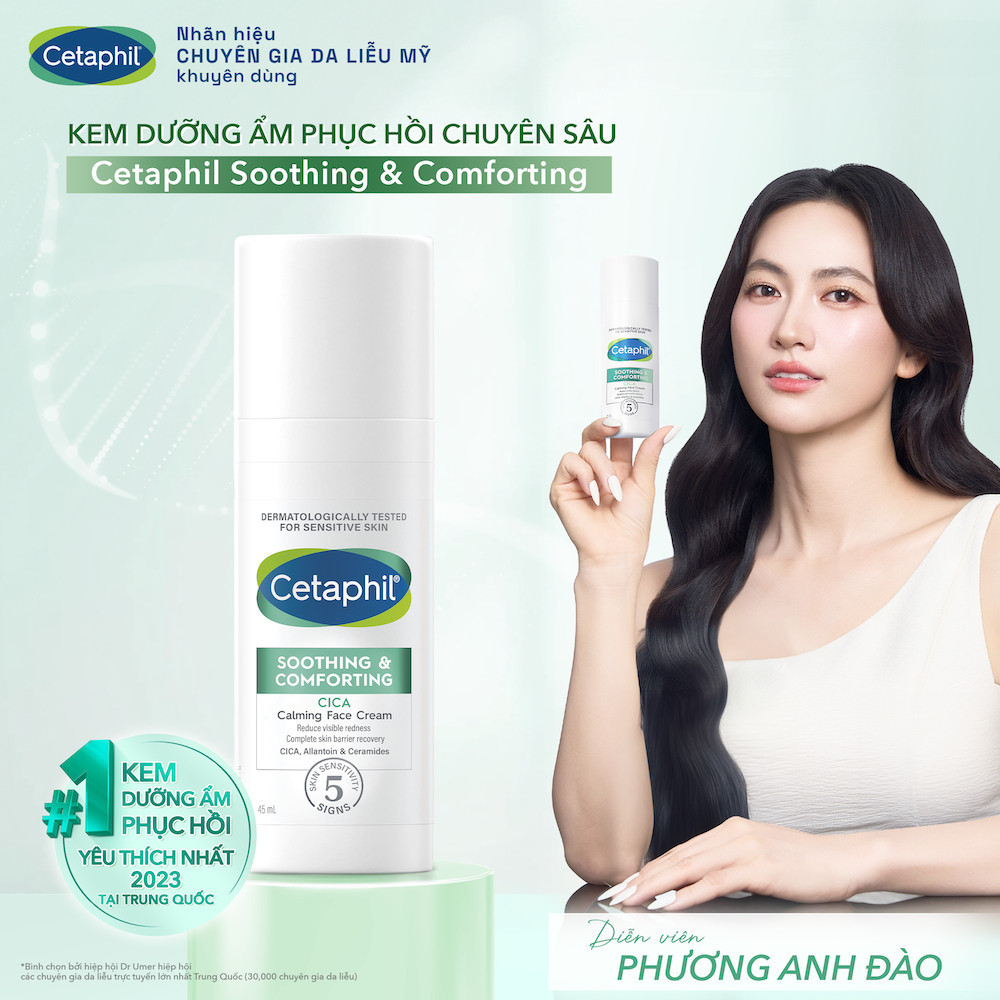 Kem Dưỡng ẩm Và Phục Hồi Chuyên Sâu Cetaphil Soothing and Comforting Cica Calming Face Cream 45ml