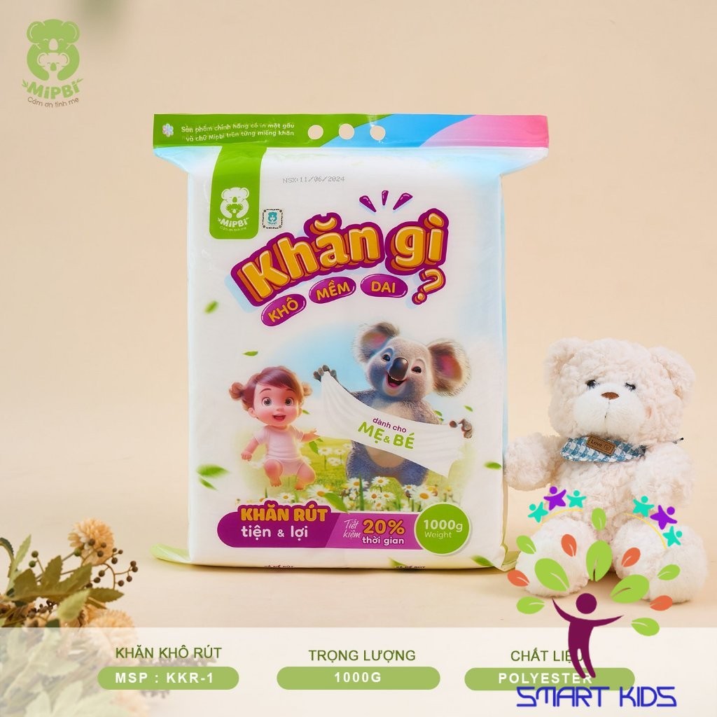Khăn vải khô đa năng cho mẹ và bé Mipbi Viet Nam