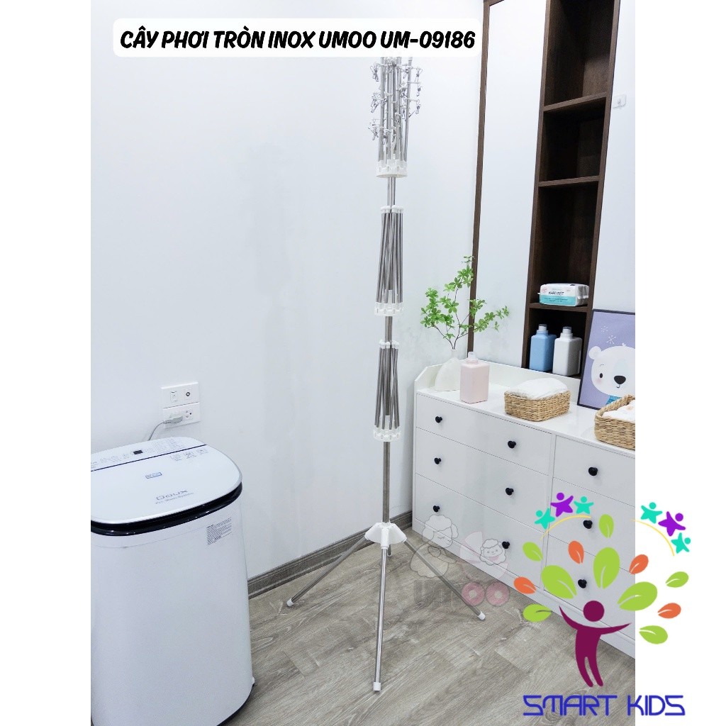 Cây Phơi Tròn Inox Umoo UM-09186