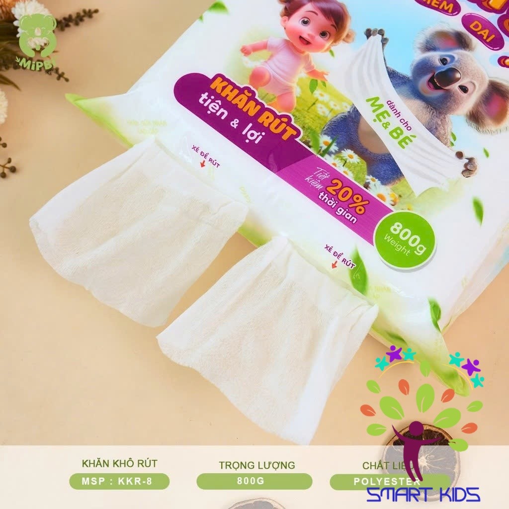 Khăn vải khô đa năng cho mẹ và bé Mipbi Viet Nam