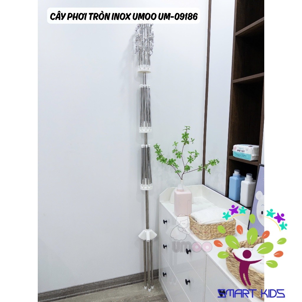 Cây Phơi Tròn Inox Umoo UM-09186