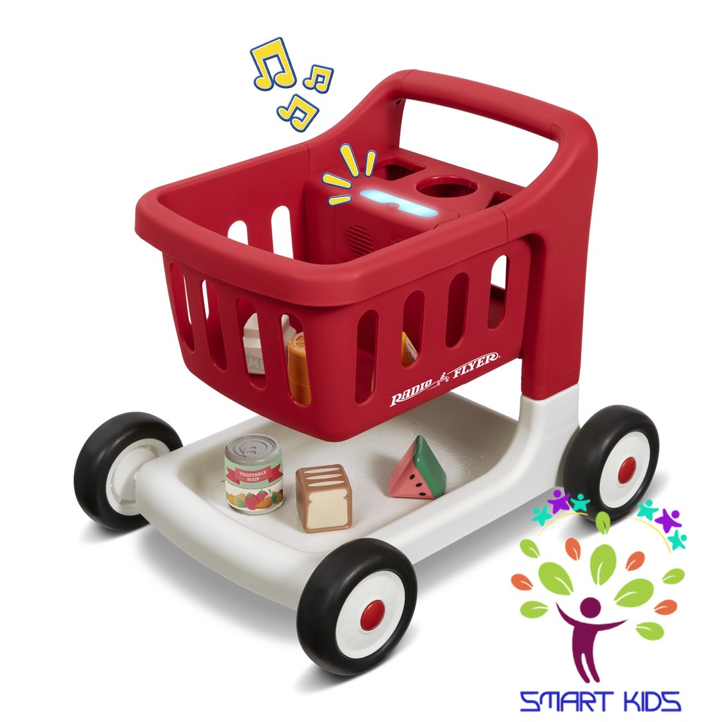 Xe đồ chơi trẻ em Radio Flyer Scan & Sort Shopping Cart with Lights & Sounds