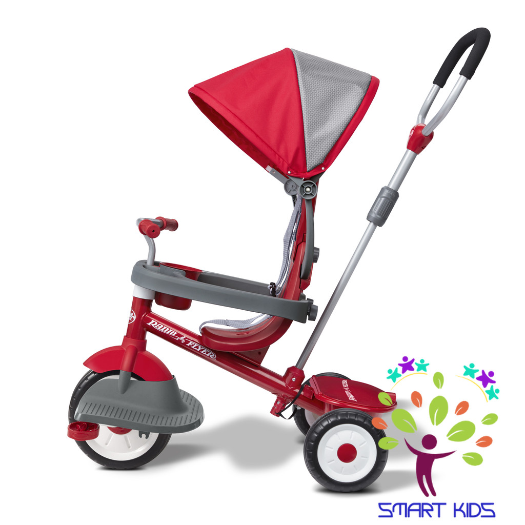 Xe đạp ba bánh trẻ em Radio Flyer 4-in-1 Stroll 'N Trike