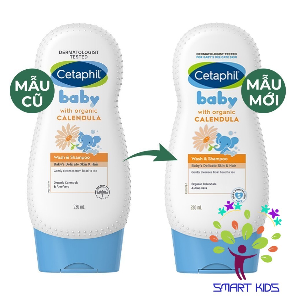 Sữa Tắm Gội Tinh Chất Hoa Cúc Hữu Cơ Cetaphil Baby Calendula