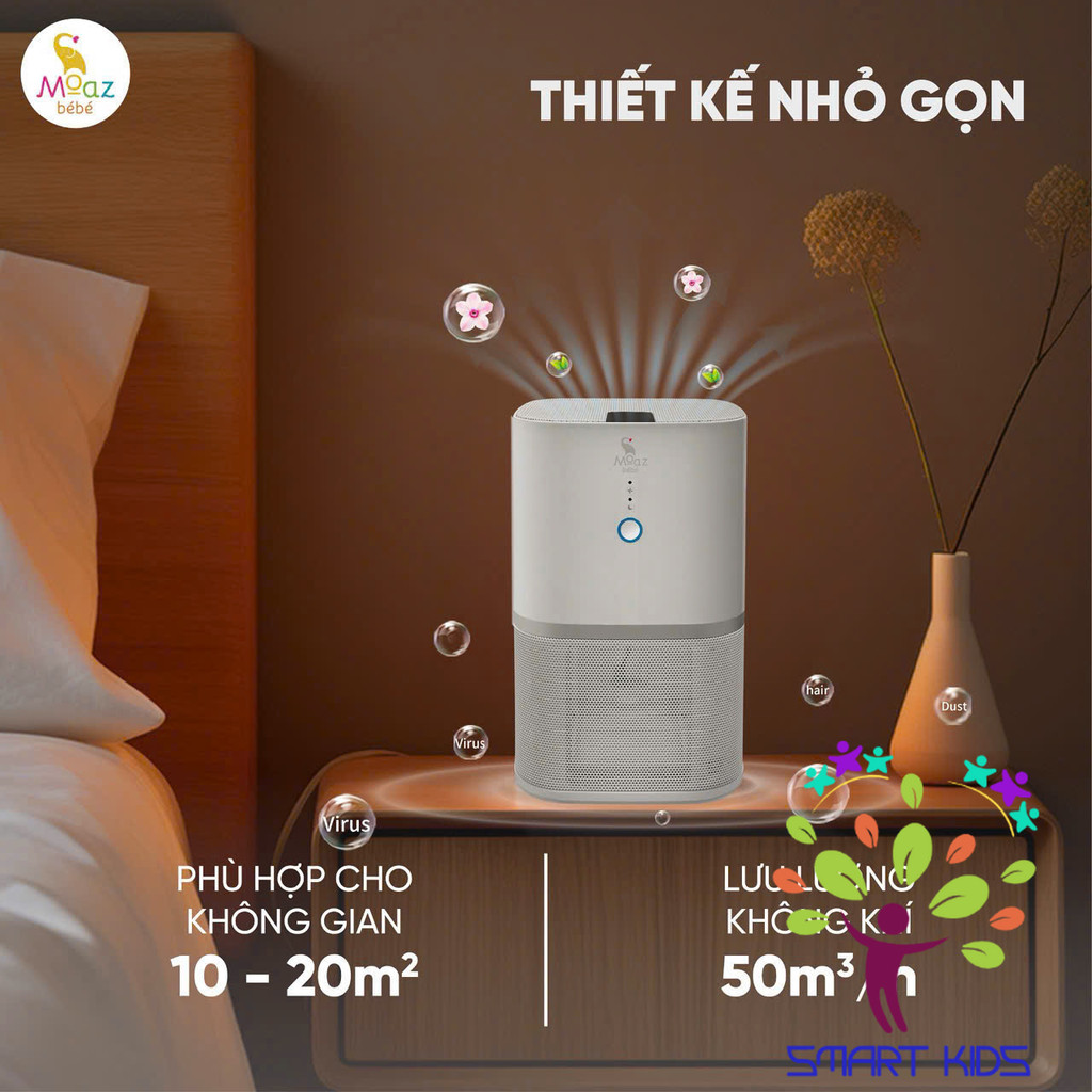 Máy Lọc Không Khí Mini Moaz Bebe MB-111
