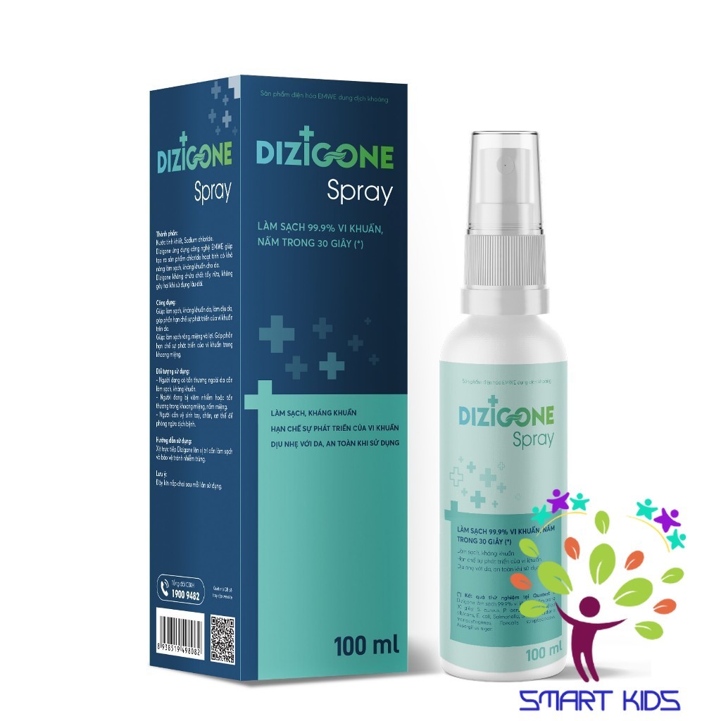 Dung Dịch Kháng Khuẩn Dizigone Spray 100ml dạng xịt