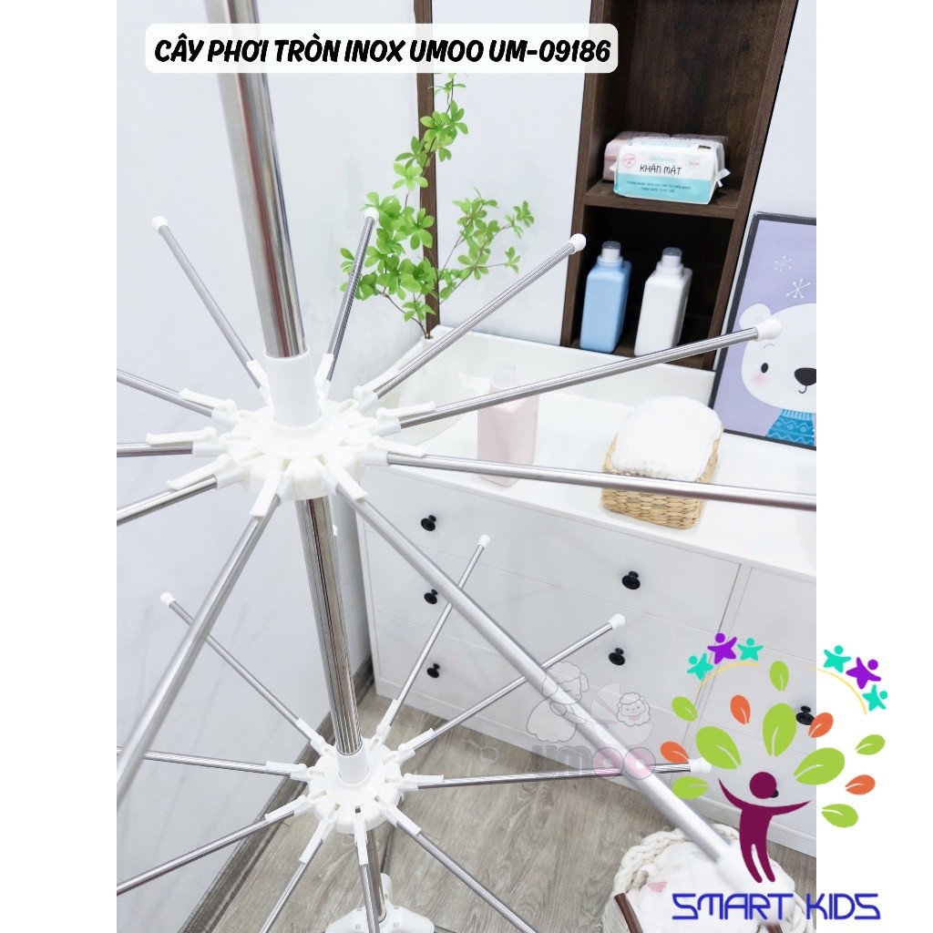 Cây Phơi Tròn Inox Umoo UM-09186