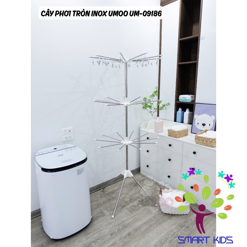 Cây Phơi Tròn Inox Umoo UM-09186