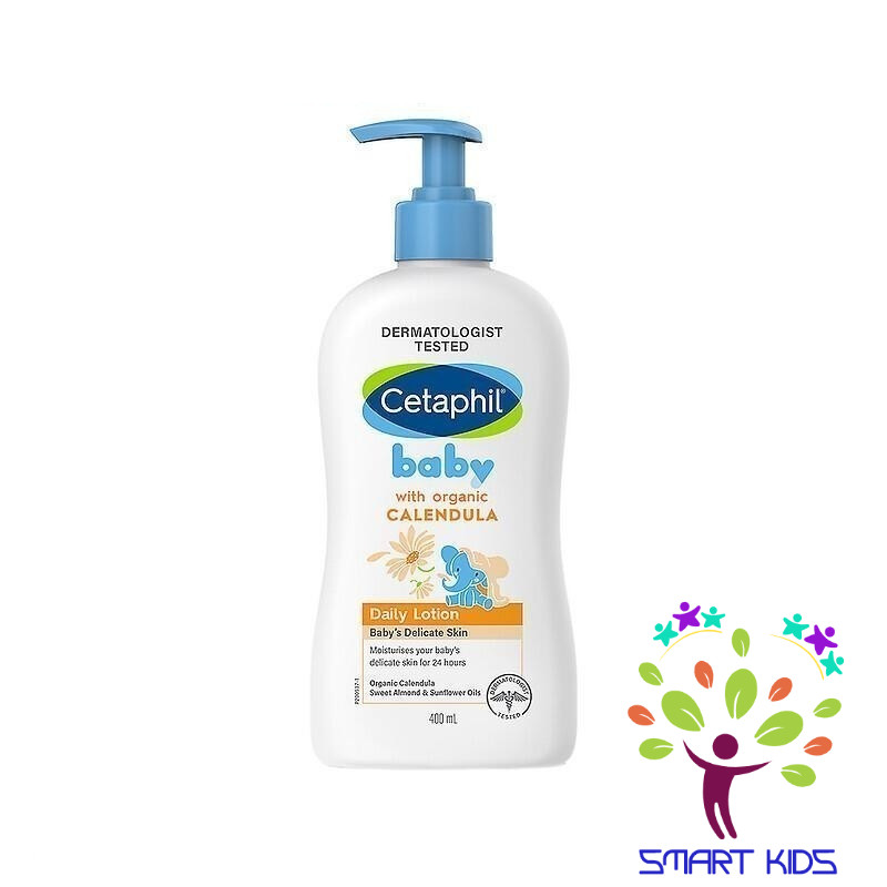 Sữa Dưỡng Ẩm Hoa Cúc Hữu Cơ Cetaphil Baby Calendula Dịu Lành Cho Bé 400ml