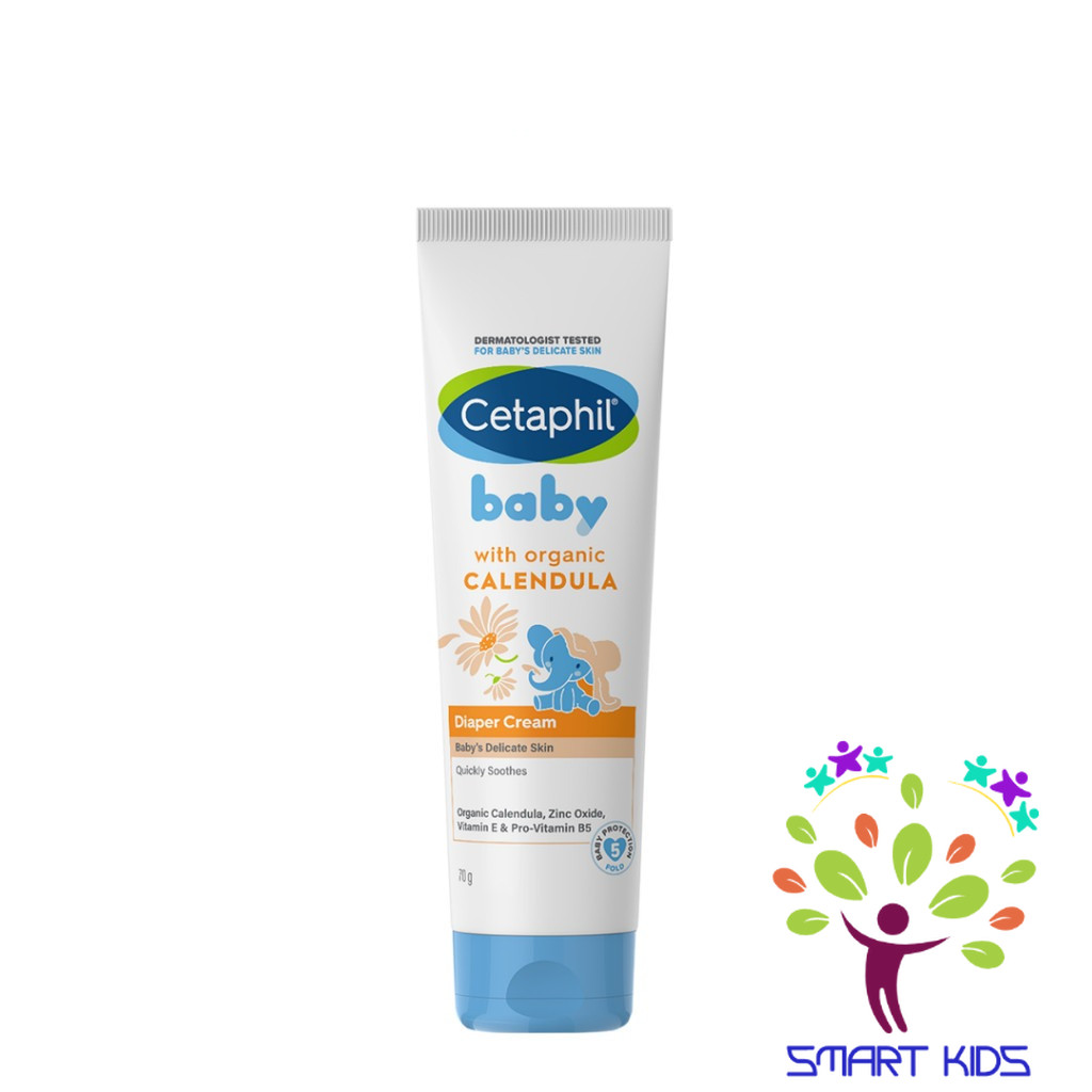 Kem Làm Dịu Và Phòng Ngừa Hăm Tã  Cetaphil Baby Calendula Diaper Cream Cho Bé 70g