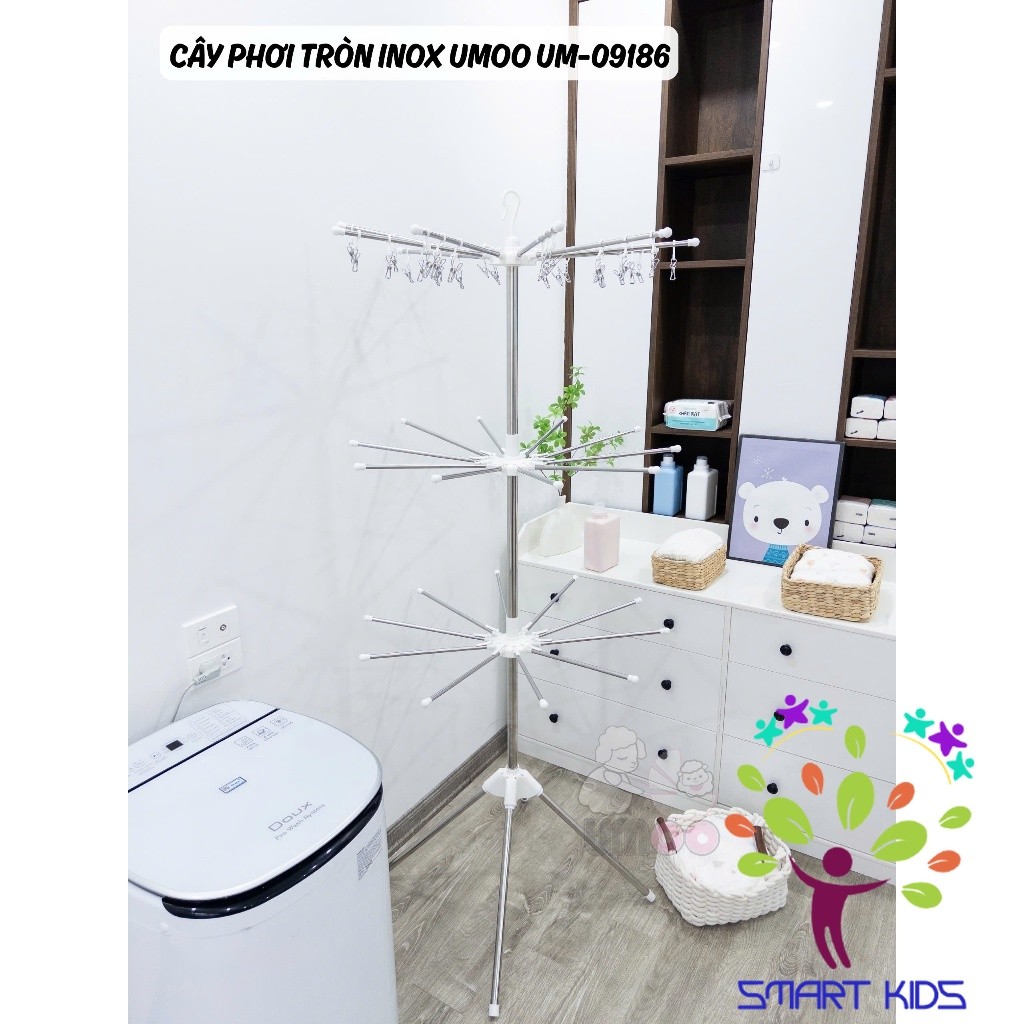 Cây Phơi Tròn Inox Umoo UM-09186