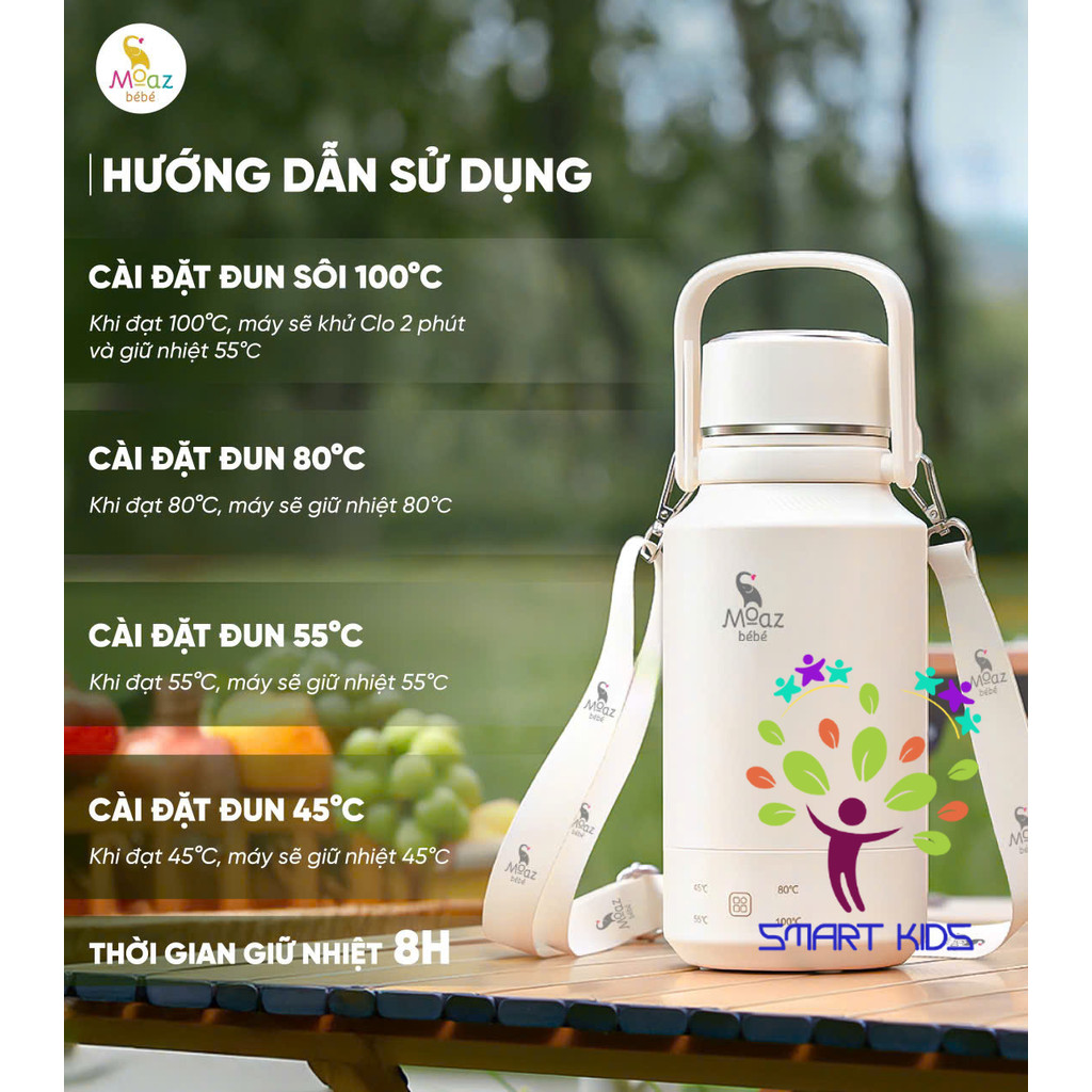 Bình đun nước du lịch Moaz BéBé MB-107