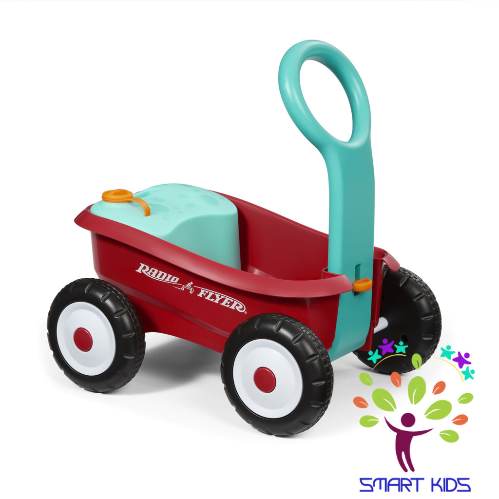 Xe đồ chơi thả bong bóng Radio Flyer Bubble Buddy Walker Wagon