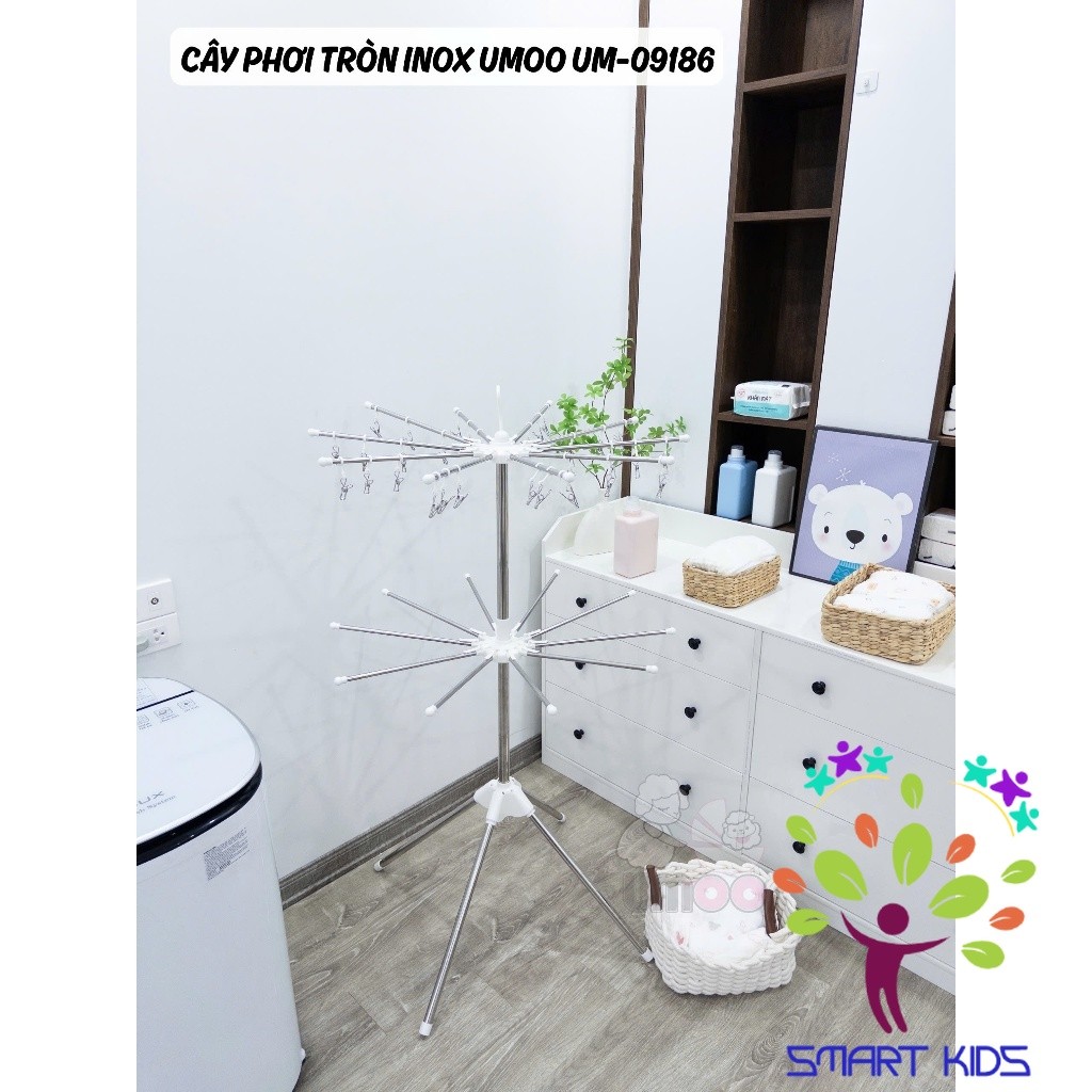 Cây Phơi Tròn Inox Umoo UM-09186