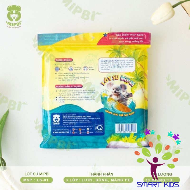Lót Phân Su Mipbi Sơ Sinh 30 Miếng /1Túi