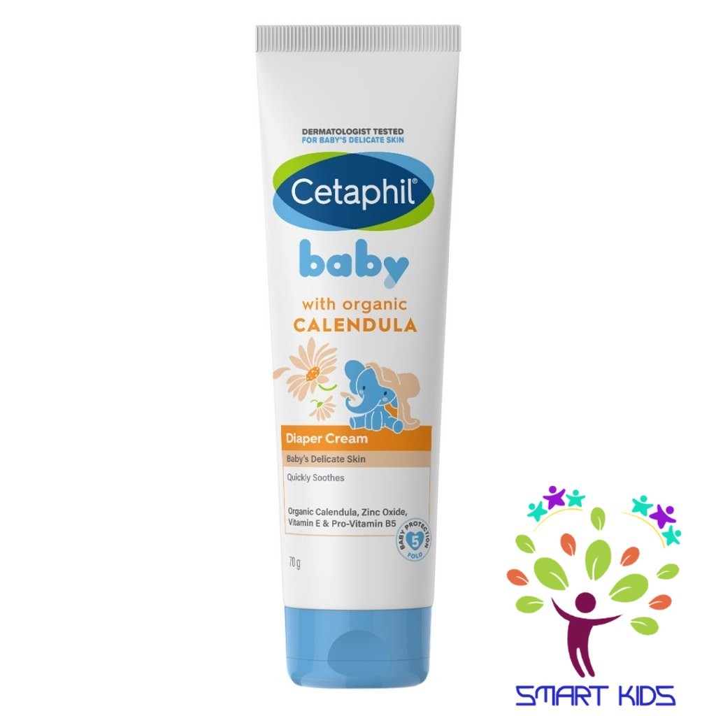 Kem Làm Dịu Và Phòng Ngừa Hăm Tã  Cetaphil Baby Calendula Diaper Cream Cho Bé 70g
