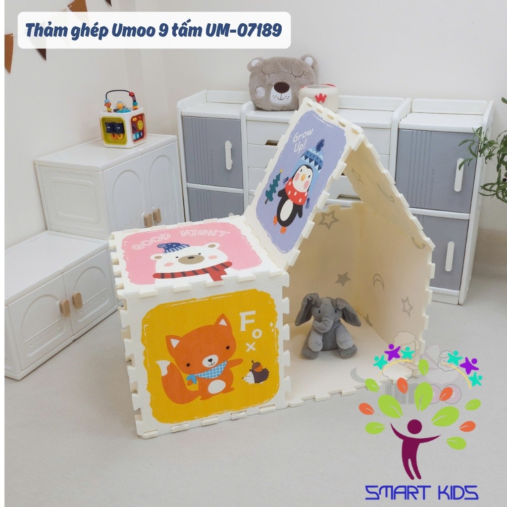 Thảm Ghép Umoo 6 Tấm Và 9 Tấm 1,5 cm UM-07188 UM-07189