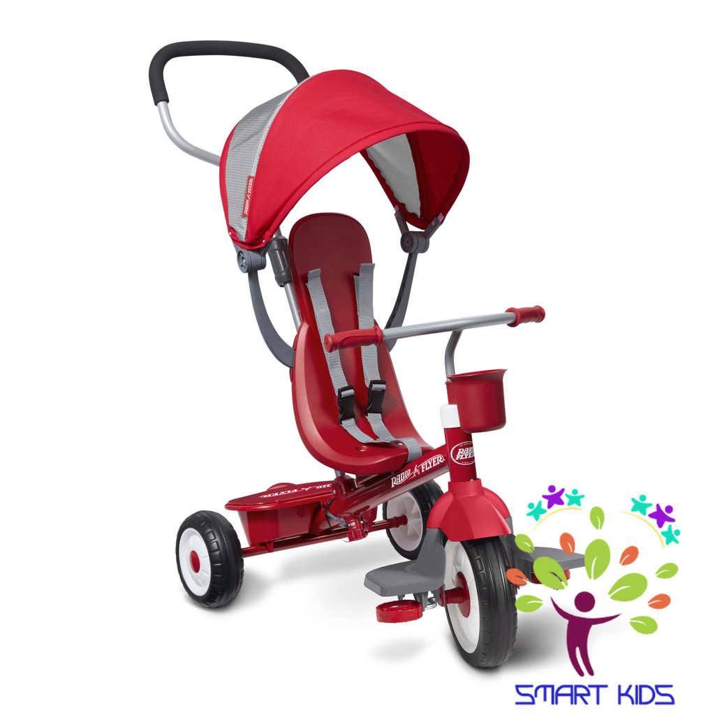 Xe đạp ba bánh trẻ em Radio Flyer 4-in-1 Stroll 'N Trike
