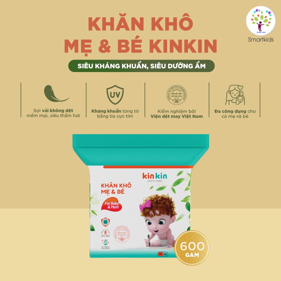 Khăn Vải Khô Đa Năng Mamamy Kin kin 600gr