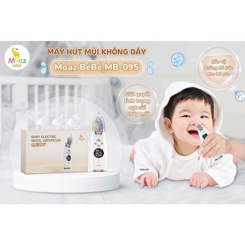 MÁY HÚT MŨI ĐIỆN TỬ MOAZ BÉBÉ MB-010 MB-095