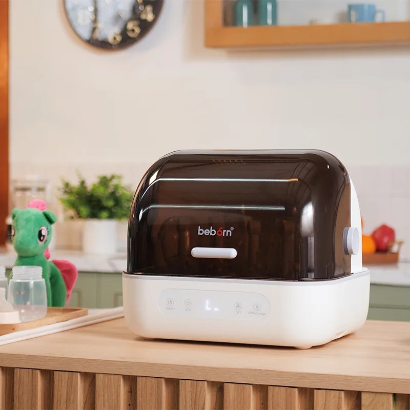 Máy úp Bình Sữa Tiệt Trùng UVC Sấy Khô Và Bảo Quản Robusto 2 Beborn SB02 SB02HB