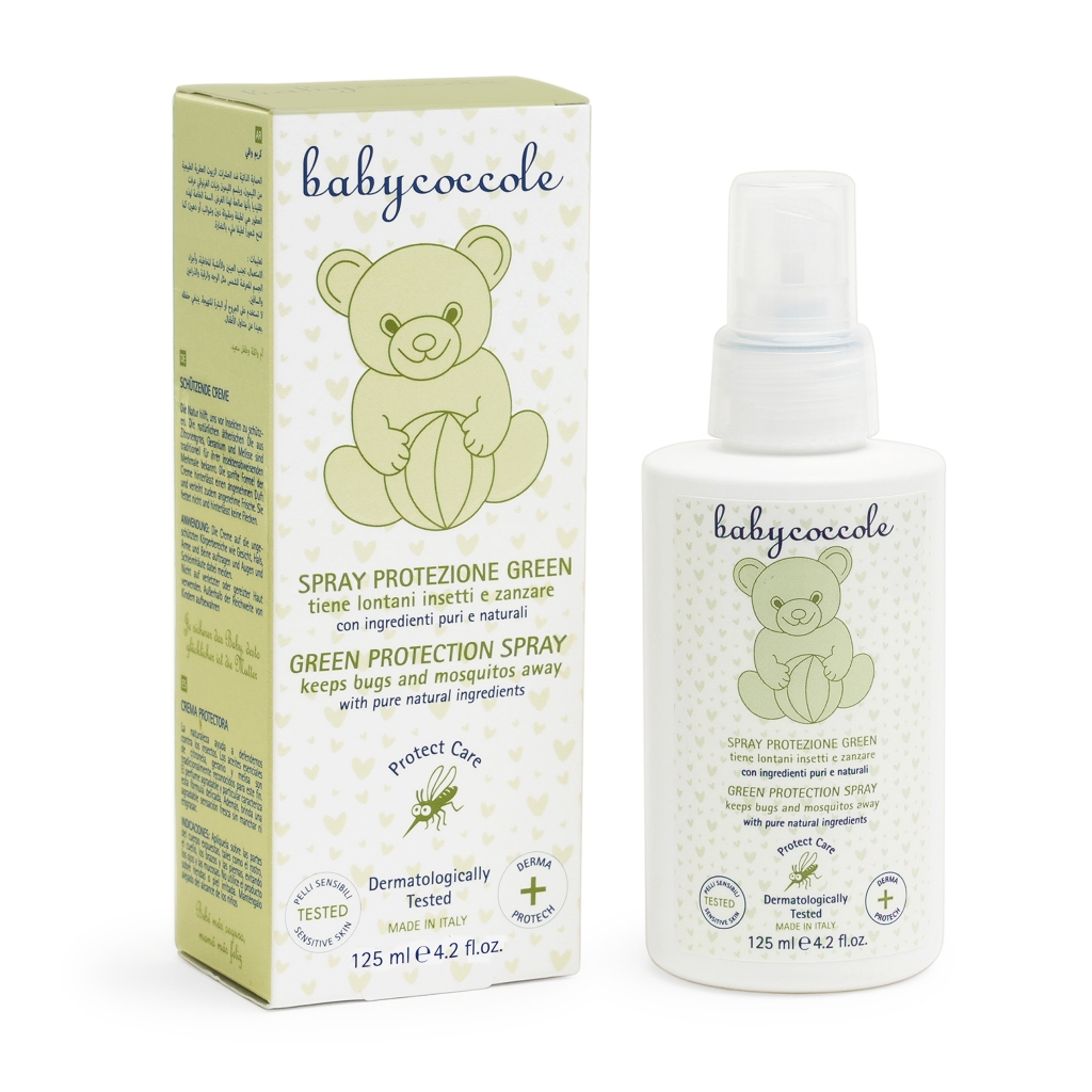 Xịt xua muỗi chiết xuất tía tô đất và cây phong lữ BABYCOCCOLE 125ml 0M+ dành cho bé