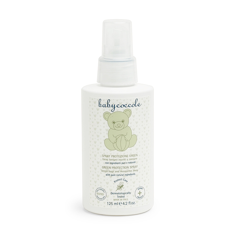 Xịt xua muỗi chiết xuất tía tô đất và cây phong lữ BABYCOCCOLE 125ml 0M+ dành cho bé