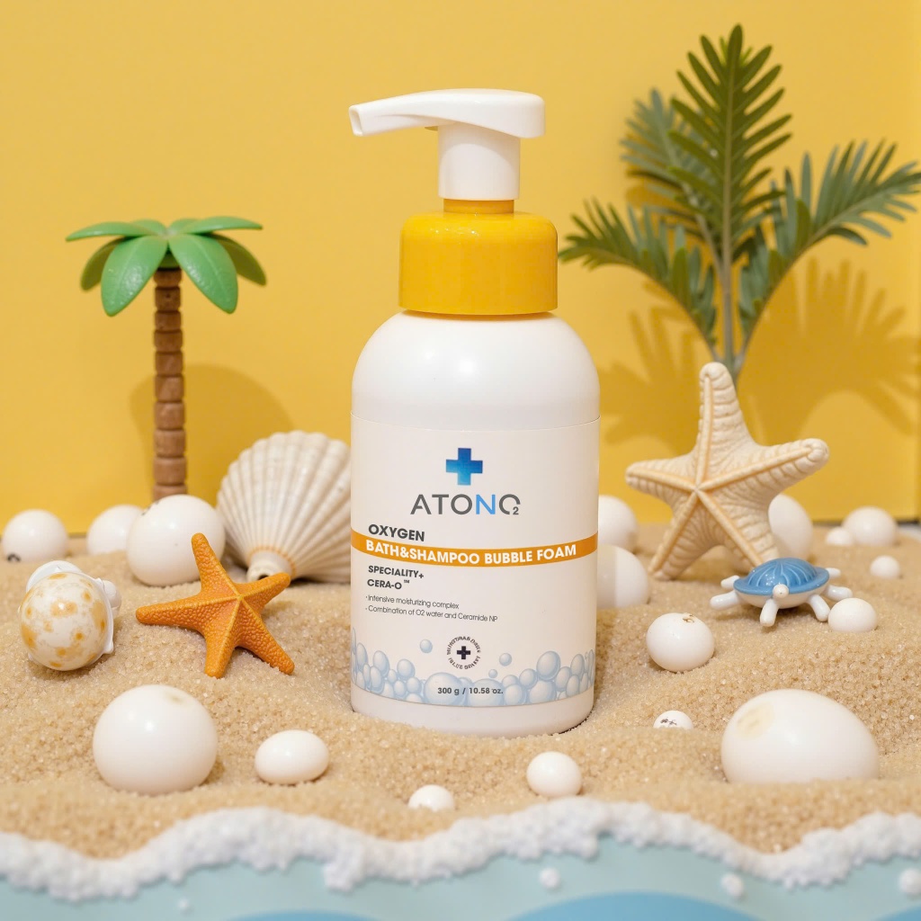 Sữa Tắm Gội 2-in-1 Oxygen ATONO2 Dịu Nhẹ Cho Bé Từ 0m+