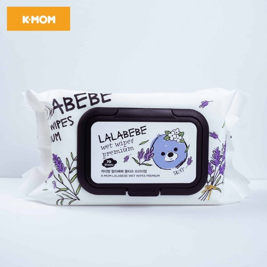 KHĂN ƯỚT CAO CẤP FIRST WET WIPES K-MOM HÀN QUỐC KHĂN ƯỚT KMOM LALABEBE