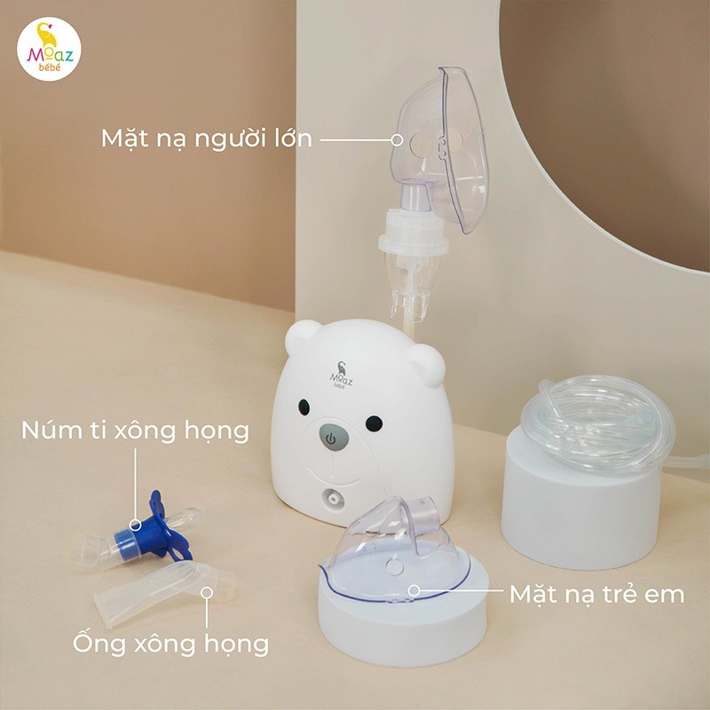 Máy Xông Khí Dung Moaz Bebe MB-051 và MB-103