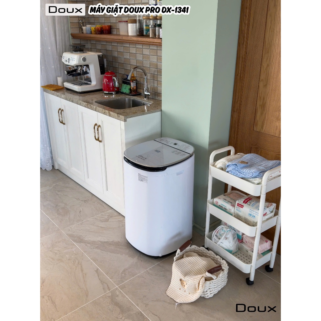 Máy giặt sấy Doux 12 chức năng DX-1335 DX-1341