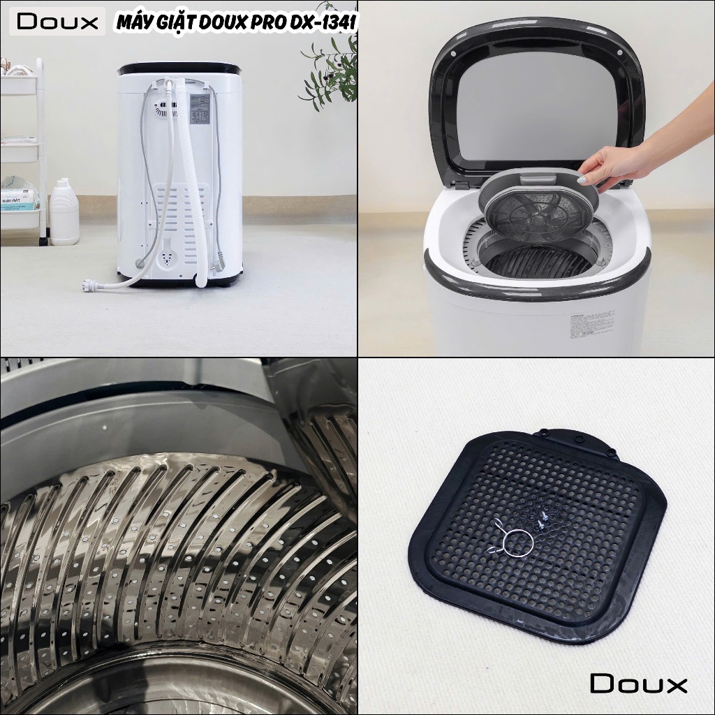 Máy giặt sấy Doux 12 chức năng DX-1335 DX-1341