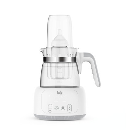 Bình thuỷ tinh thay thế máy đun nước và hâm nước pha sữa điện tử Fatz Baby Quick và multimax 1200ml không kèm nắp