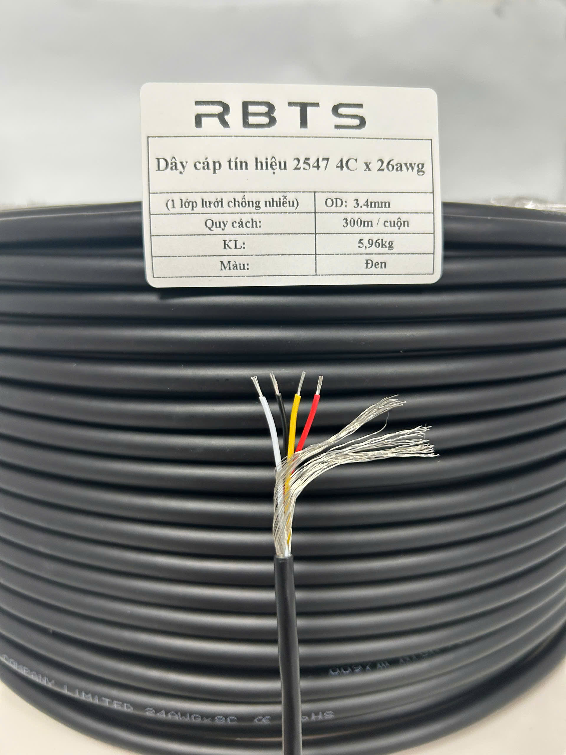 Cáp tín hiệu USB 2547 - 1 lớp lưới chống nhiễu