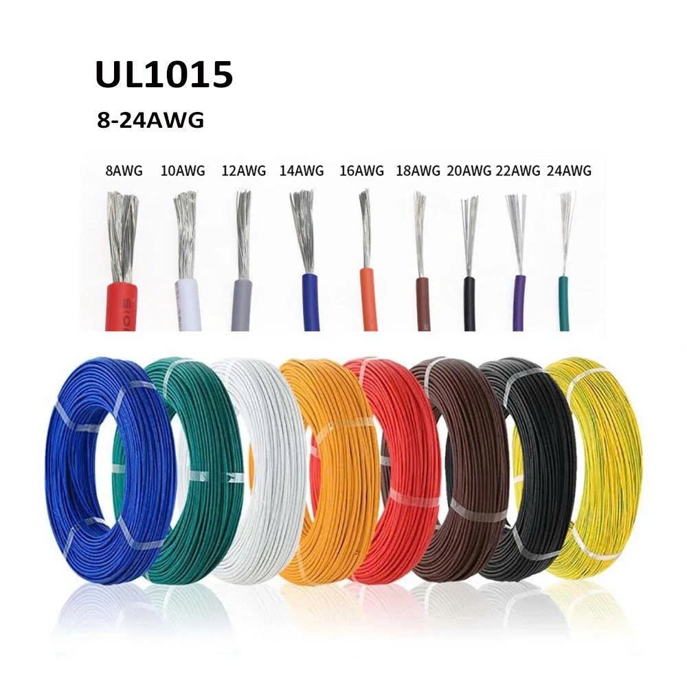 Cáp tín hiệu 1 lõi UL1015 chịu nhiệt 105°C