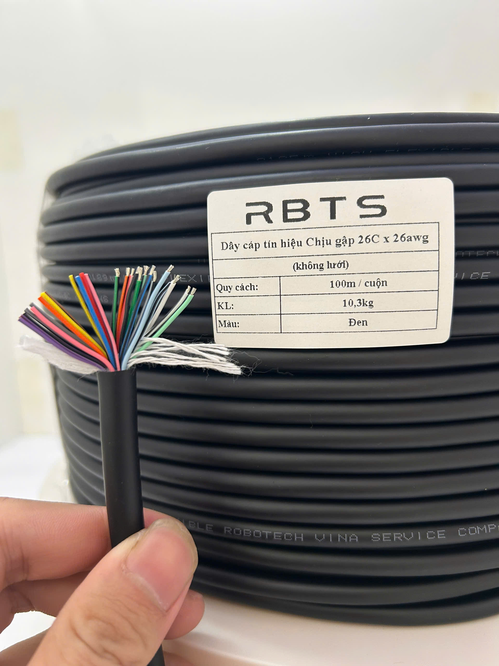 Cáp tín hiệu chịu gập linh hoạt, High flexible - không lưới