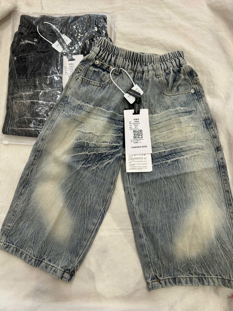 Quần jeans suông siêu ngầu cho bé trai