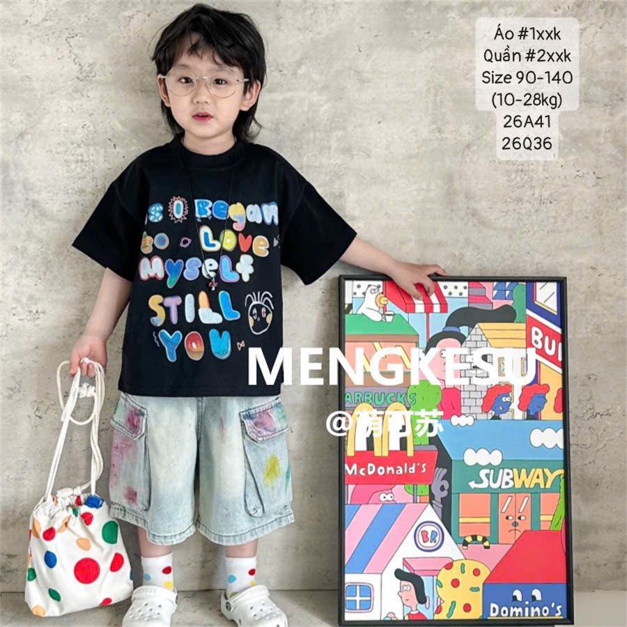 Quần short jeans cho bé trai