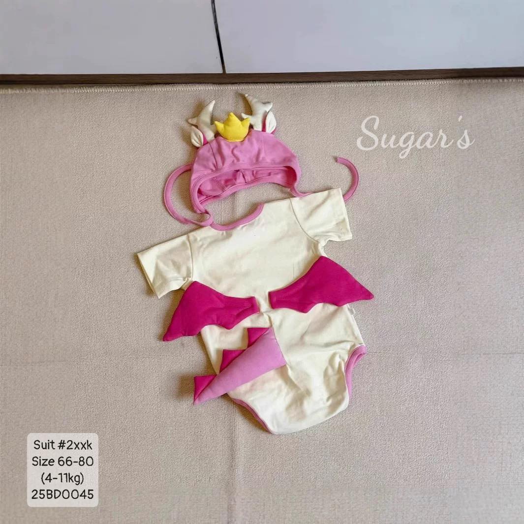 Body suit sinh nhật rồng con cho em bé gái