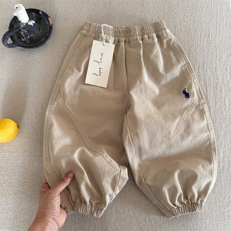 Quần polo bo chun style Hàn basic cho bé trai