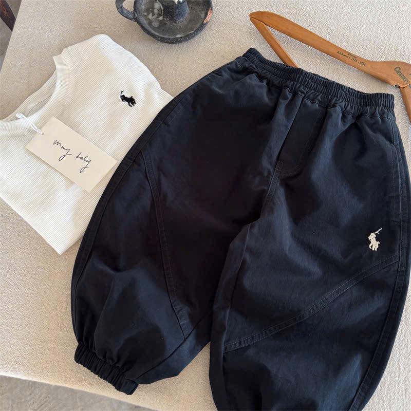 Quần polo bo chun style Hàn basic cho bé trai